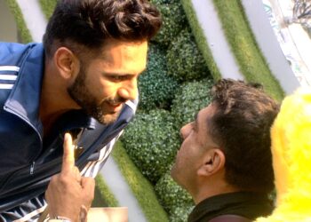 A face – off in the captaincy task – Rahul Vaidya and Eijaz Khan collide!