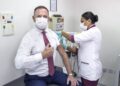 TONY DOUGLAS, ETIHAD’S GROUP CHIEF EXECUTIVE OFFICER, TAKES COVID-19 VACCINE