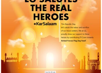 LG PLEDGES RS. 1 CRORE TO SUPPORT INDIAN ARMED FORCES