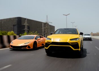 Ahmedabad witnesses its first ever Lamborghini Bull Run