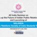 The launch of “Nalanda – Public Relations Society of India Students’ Forum” at AMA on 25th June