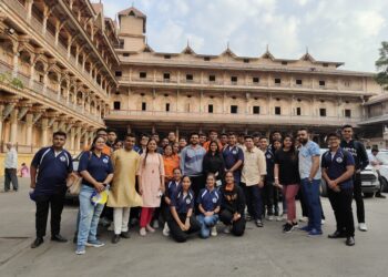 Heritage Walk of the star cast from movie Ajab Raat ni Gajab Vaat
