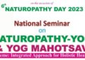 National Seminar organized on “Naturopathy-Yoga” & Yoga Festival at GMERS Medical College, Sola