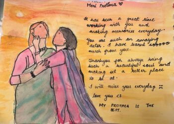Aastha Sharma of COLORS’ ‘Neerja… Ek Nayi Pehchaan’ pays an artistic tribute to her onscreen mother with a sketch