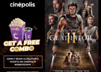 Cinépolis India Launches Exclusive F&B Offer for Gladiator II Ticket Bookings