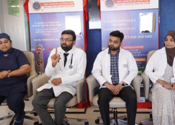 Oncowin Cancer Center Launches ‘Two Minute Action for Oral Cancer Protection’ ~65% of oral cancer cases are detected late due to lack of awareness. A quick monthly two-minute self-check can lead to early detection of cancer*1~