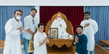 Gujarati film ‘JEEV’ begins its promotions with the noble message of compassion towards all living beings; team seeks blessings from Jain Acharya and Rashtrasant Namramuni Maharaj Saheb