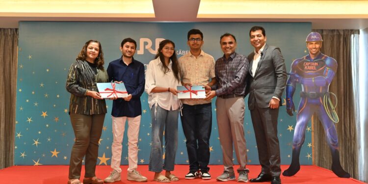 RR Kabel announces the winners of Kabel Star Season 4  Celebrates four years of the scholarship program worth ₹4 Crore