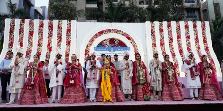 Grand Celebration of the 36th Mass Wedding “Kanyadan-3” by Shri Saurashtra Sai Suthar Community, Ahmedabad