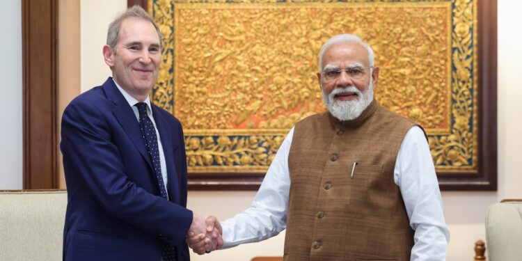 Amazon CEO Andy Jassy with India's Prime Minister Narendra Modi in New Delhi.jpg