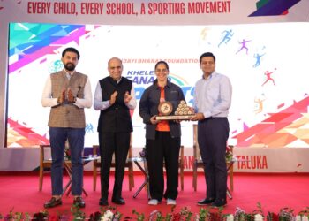 Vijayi Bharat Foundation’s Khele Sanand Sports Utsav 2026 kicks off with Saina Nehwal, bringing 25,000+ students into competition
